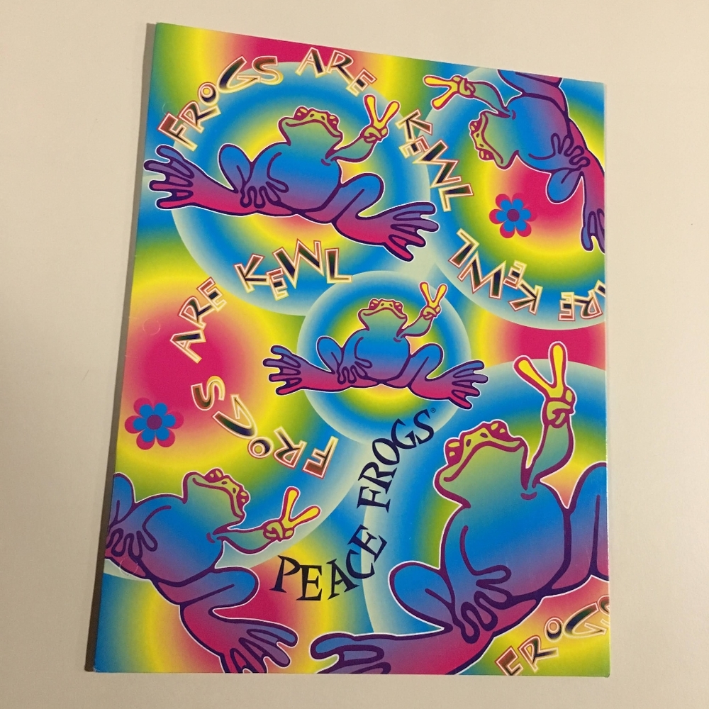Peace Frogs Folder